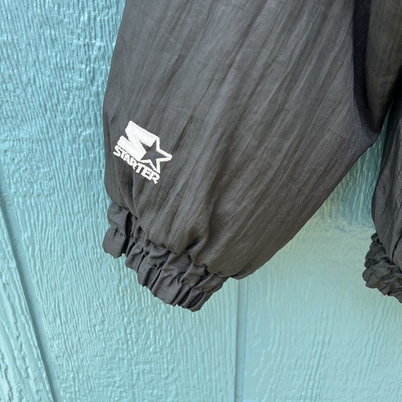 Vintage 90's Authentic Starter NFL Blue Jacket Size Large Milwaukee Sentry Foods - Picture 7 of 7